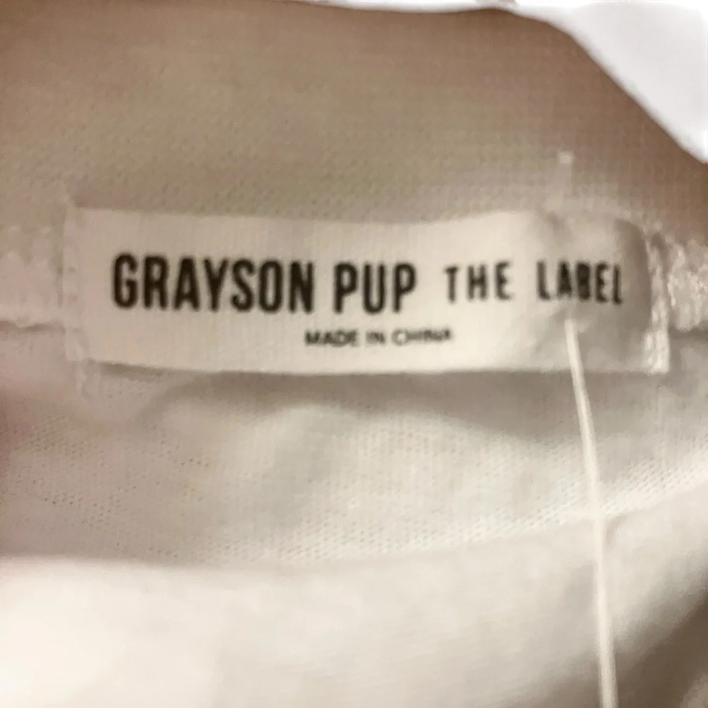 Grayson Pup NWT Small “Heart My Human" White Crew Dog tee valentine’s - Picture 8 of 11